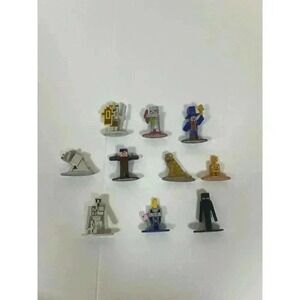 Jada Toys Minecraft Nano Metalfigs Lot of 10 Die Cast Figures 1.65" Collectible